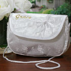 Embroidered First Communion Purse E00030