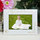 Engraved My First Communion Picture Frame