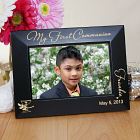 Engraved My First Communion Picture Frame