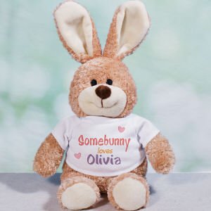 Personalized Somebunny Loves Me Easter Bunny