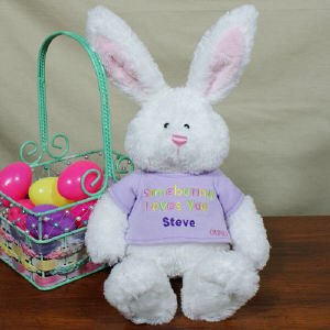 Personalized Somebunny Loves You Easter Bunny
