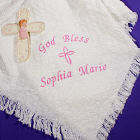 Personalized God Bless Baby Afghan