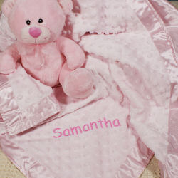 Personalized Cuddle Baby Fleece Blanket