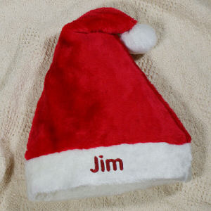  Embroidered Santa Hat  photo