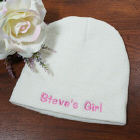 Embroidered Custom Message Knit Hat