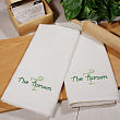 Personalized Family Kitchen Towel Set E322812X