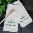 Embroidered Irish Kitchen Towels