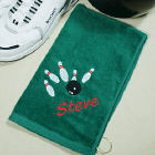 Personalized Bowling Towel E34841GN