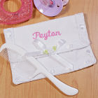 Embroidered Baby Girls First Lock of Hair Keepsake E399548G