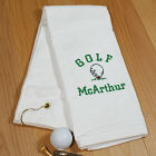 Embroidered Golf Ball Towel