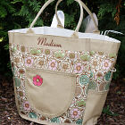 Embroidered Garden Tool Tote Bag E436051