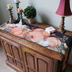Embroidered Fall Harvest Table Runner E458558