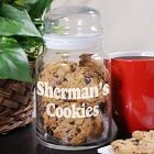 Engraved Any Message Glass Cookie Jar 240734