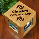 Engraved Pride and Joy Photo Cube