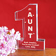 Personalized  1 Aunt Keepsake