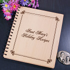 Personalized Holiday Recipe Card Holder