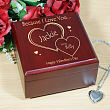 Personalized Valentines Day Jewelry Box