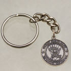 St. Michael Navy Medallion Key Ring 8517980x