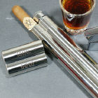 Engraved Stainless Steel Cigar & Flask Case 8532740