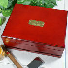 Engraved Cigar Humidor