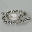 Engraved Oval ID Bracelet