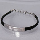 Engraved Leather Bracelet J0003