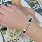 Engraved Leather Bracelet