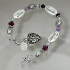 Engraved Love Remember Forever Bracelet