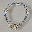Personalized Military Awareness Bracelet J32667