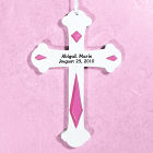 Engraved Birth Announcement Wall Cross L379111X