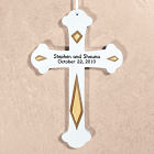 Engraved Wedding Wall Cross L379811GD
