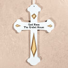 Engraved Family Wall Cross L379911GD