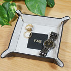 Personalized Any Initials Leather Catch-All