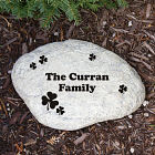 Engraved Irish Family Garden Stone L551814