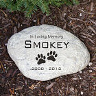 Engraved Pet Memorial Garden Stone L553714