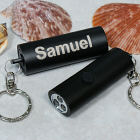 Engraved Flashlight Key Chain