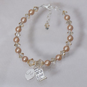 Engraved Graduation Bracelet