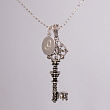 Engraved Key To My Heart Necklace J33217