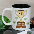 Personalized Number One Trophy Mug