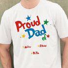 Personalized Proud Dad T-shirt