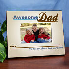 Personalized Awesome Dad Printed Picture Frame 442720