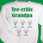 Tee-rrific Golfer Personalized Sweatshirt