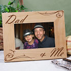 Engraved Dad and Me Picture Frame