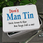 Personalized Man Storage Tin