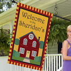 Personalized Welcome to Our Home House Flag 83036932L