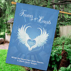 Personalized Forever In Our Hearts Memorial House Flag