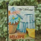 Personalized Spring Garden Flag