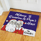 Santa & Mrs. Claus Doormat