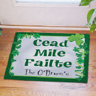 Irish House Blessing Personalized Doormat