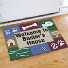 Doggy's House Personalized Pet Doormat